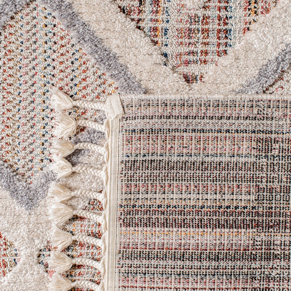 Safavieh Marrakesh 523 Power Loomed Bohemian Rug Grey / Multi MRK523D-2