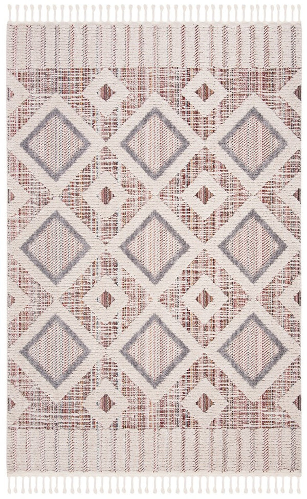 Safavieh Marrakesh 523 Power Loomed Bohemian Rug Grey / Multi MRK523D-2