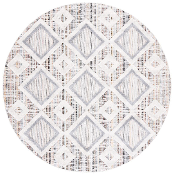Safavieh Marrakesh 523 Power Loomed Bohemian Rug Grey / Multi MRK523D-2