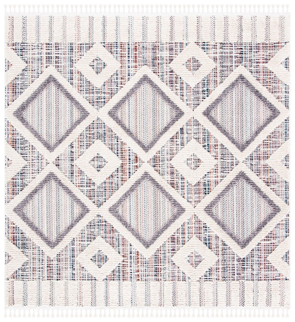 Safavieh Marrakesh 523 Power Loomed Bohemian Rug Grey / Multi MRK523D-2