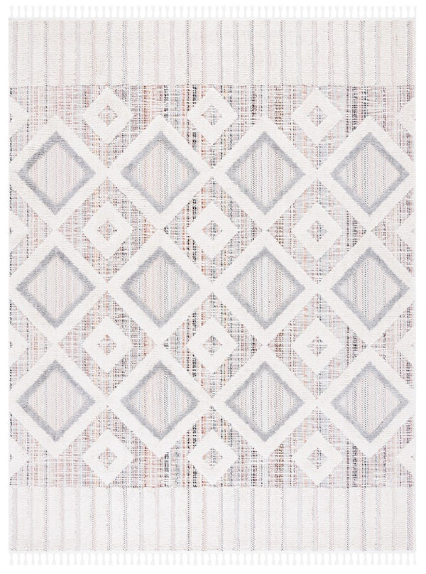 Safavieh Marrakesh 523 Power Loomed Bohemian Rug Grey / Multi MRK523D-2