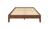 English Elm Steve Silver - Nix - Full Platform Bed Natural - Dark Brown