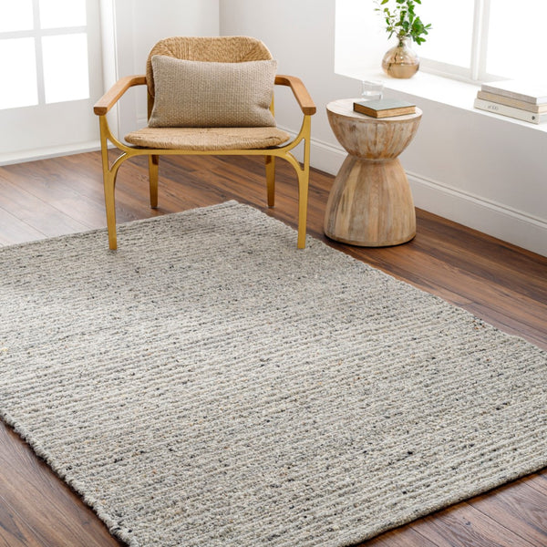 Surya Miramar 2' X 3' Handmade Wool Rug - Stylish, Cozy, And Perfect For High Traffic Areas! Light Slate Wool Mrm2300-23