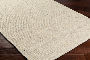 Surya Miramar 2' X 3' Handmade Wool Rug - Stylish, Cozy, And Perfect For High Traffic Areas! Light Beige Wool Mrm2301-23
