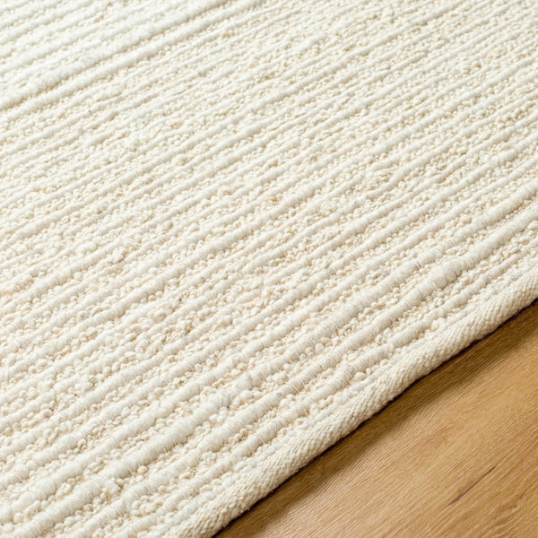 Surya Miramar 2' X 3' Handmade Wool Rug - Stylish, Cozy, And Perfect For High Traffic Areas! Light Beige Wool Mrm2303-23