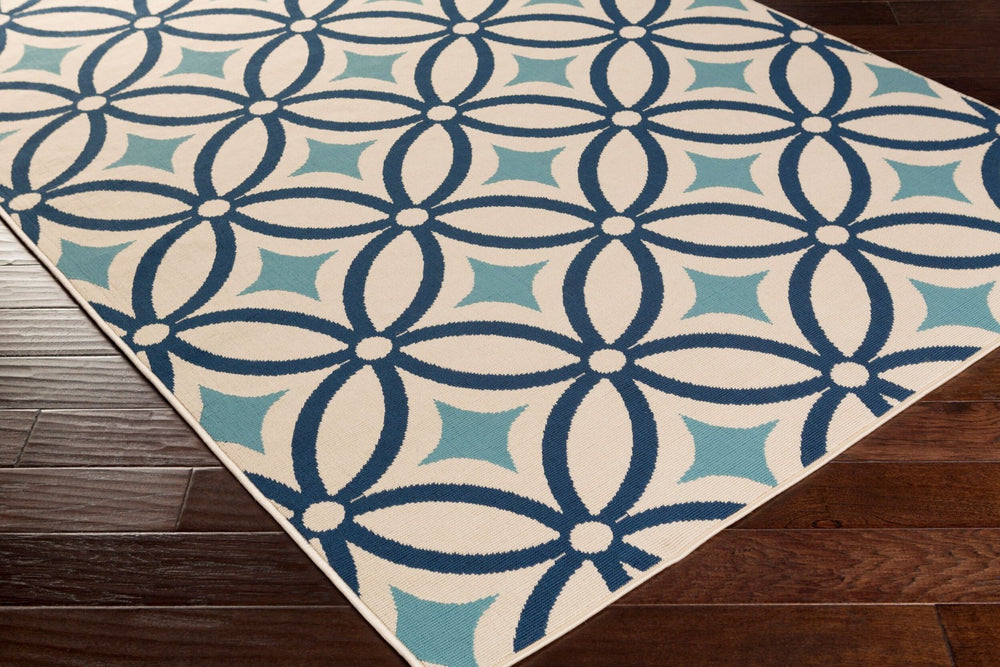 Livabliss Marina Flatweave Polypropylene Area Rug Weather Resistant Indoor Outdoor Patio Accent MRN3001-31153