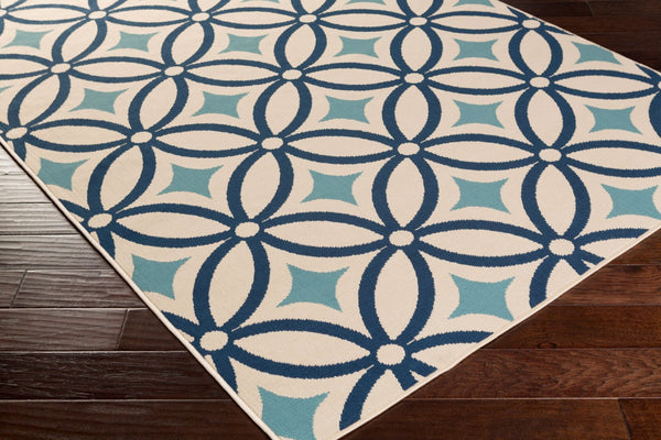 Livabliss Marina Flatweave Polypropylene Area Rug Weather Resistant Indoor Outdoor Patio Accent MRN3001-31153