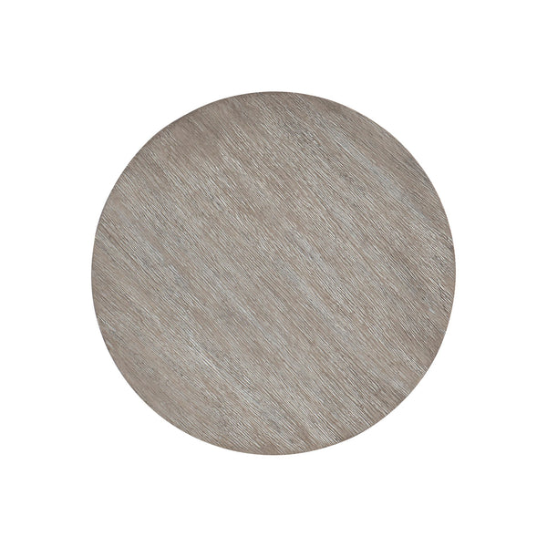 Bernhardt Bernhardt Cerused Acacia Nightstand With Soft-Closing Drawer, Usb Charging And Open Shelf Light Shale 20"W x 20"D x 21"H 306127