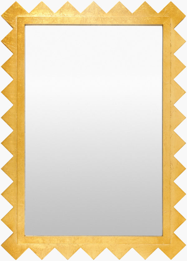 Livabliss Harrison Traditional Framed Accent Mirror Vertical Wall Decor for Entryways and Living Rooms Gold 35"H x 25"W x 1"D MRR1005-3525