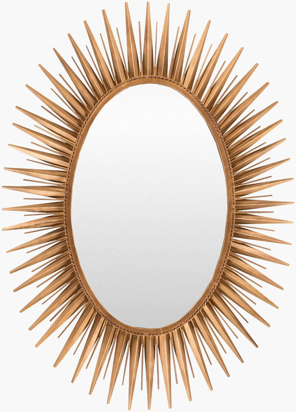 Livabliss Nihal Geometric Mid-century Modern Accent Mirror Slim Frame for Entryway or Living Room MRR1014-3042
