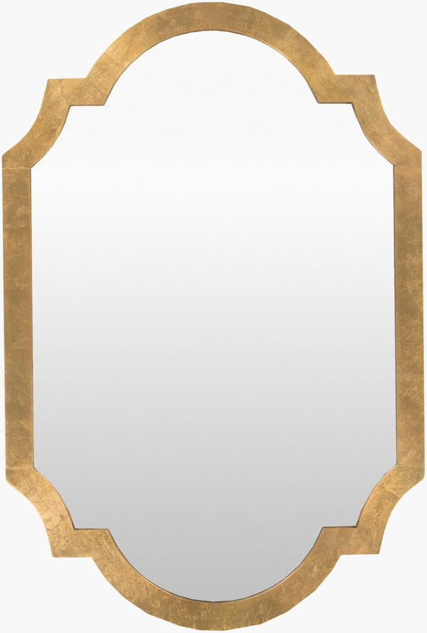 Livabliss Norway Traditional Molded Mdf Rectangular Wall Mirror for Entryway or Living Room Gold 45"H x 30"W x 2"D MRR1020-3045