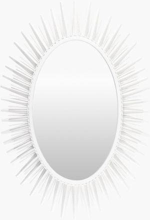 Livabliss Nihal Retro Mid-century Accent Mirror Slim Wall Mount for Entryway or Console MRR1040-3524