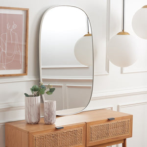 Safavieh Varia Mirror XII23 White Wood/Metal MRR2007A