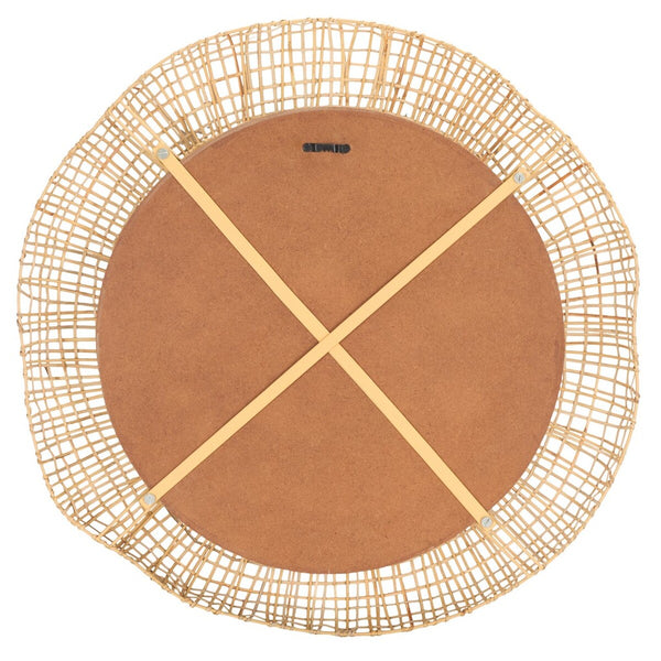Safavieh Alia, 24 Inch, Natural, Cane/Mdf/Iron Mirror MRR4001A
