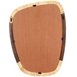 Safavieh Rupa, 23 Inch, Dark Walnut/Natural, Mango Wood/Cane/Mdf Mirror MRR4002A