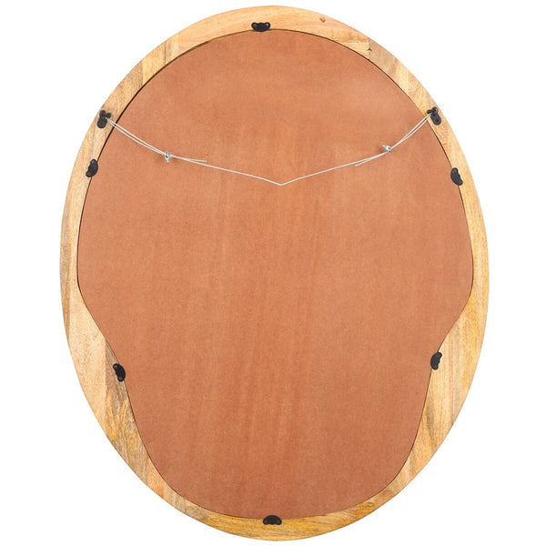 Safavieh Paz, 32 Inch, Natural, Mango Wood/Mdf Mirror MRR4003A