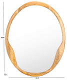 Safavieh Paz, 32 Inch, Natural, Mango Wood/Mdf Mirror MRR4003A