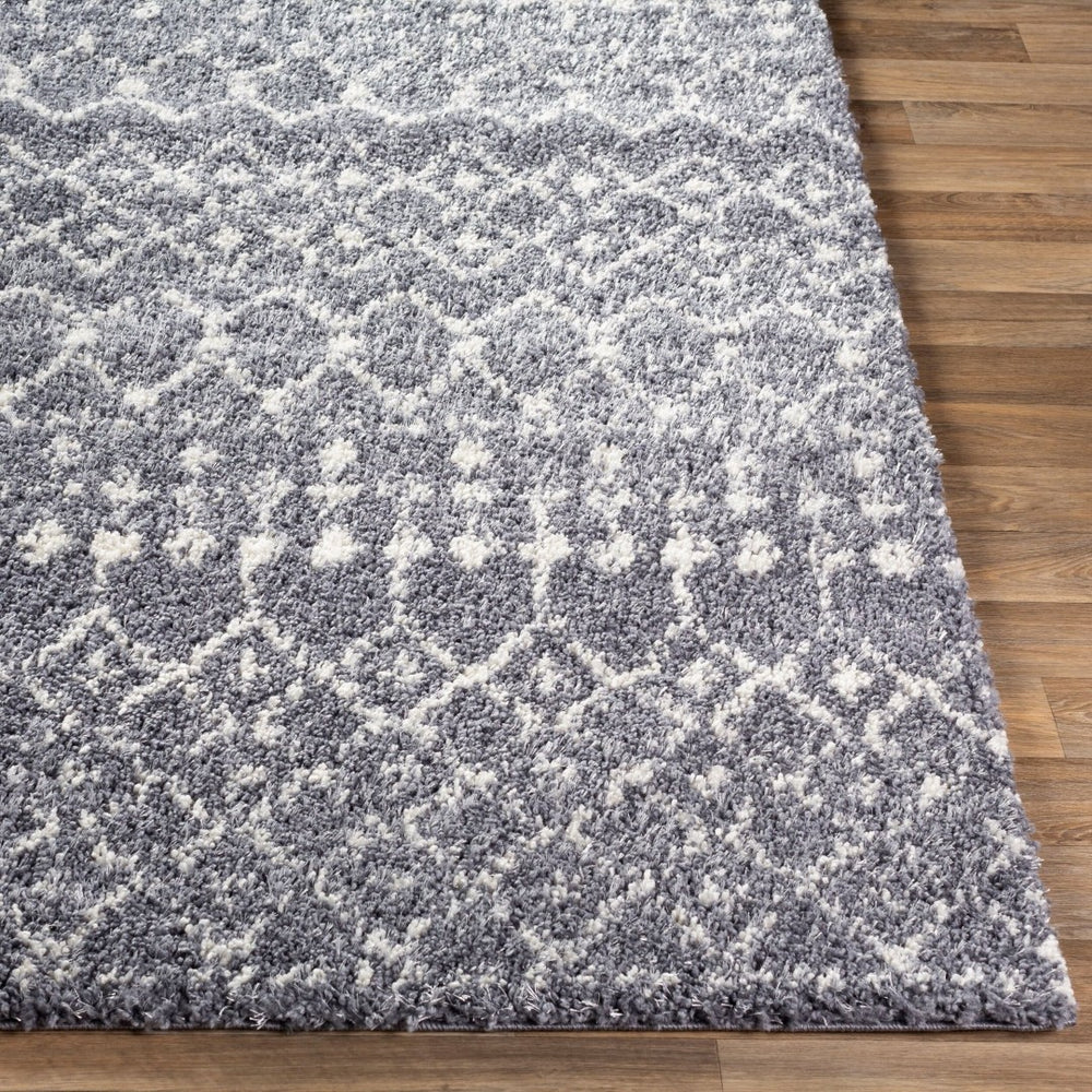 Livabliss Maroc Geometric Shag Area Rug Plush Polypropylene Pile Moroccan Style Entryway MRS2308-23