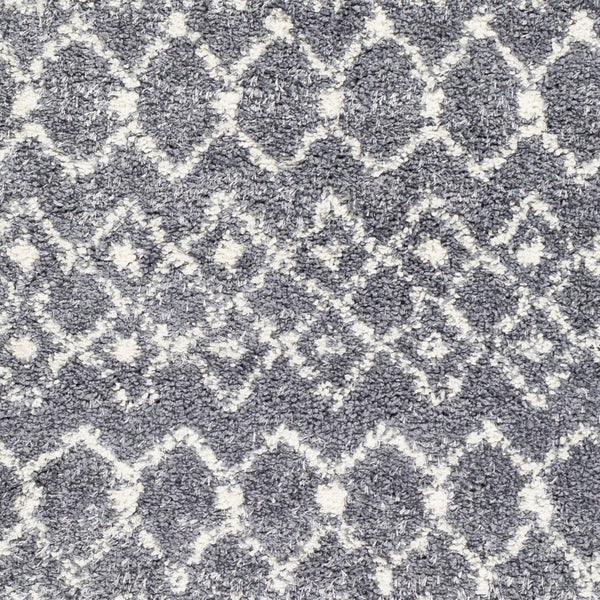 Livabliss Maroc Geometric Shag Area Rug Plush Polypropylene Pile Moroccan Style Entryway MRS2308-23