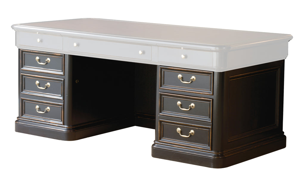 Hekman Furniture 7-9150p  Peds & Modesty Panel For Stylish And Functional Home Decor Solutions Louis Phillipe Peds & Modesty Panel 79140p