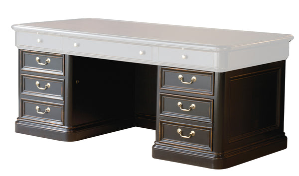 Hekman Furniture 7-9150p  Peds & Modesty Panel For Stylish And Functional Home Decor Solutions Louis Phillipe Peds & Modesty Panel 79140p