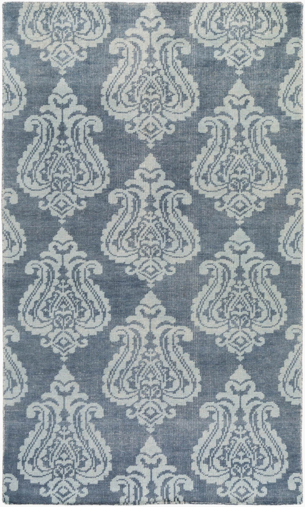 Surya Marta Handmade Wool Rug 2' X 3' - Durable, Timeless Design For High Traffic Areas & Easy Maintenance Blue Wool Mrt1000-23