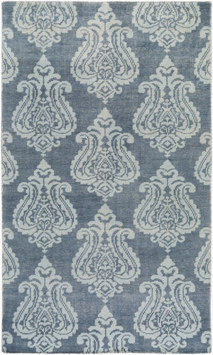Surya Marta Handmade Wool Rug 2' X 3' - Durable, Timeless Design For High Traffic Areas & Easy Maintenance Blue Wool Mrt1000-23