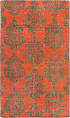 Surya Marta Handmade Wool Rug 2' X 3' - Durable, Timeless Design For High Traffic Areas & Easy Maintenance Coral Wool Mrt1002-23