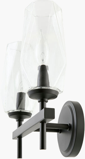 Livabliss Merivelle Traditional Metal Glass Wall Sconce Ambient Hallway Entryway Light MRVL-005