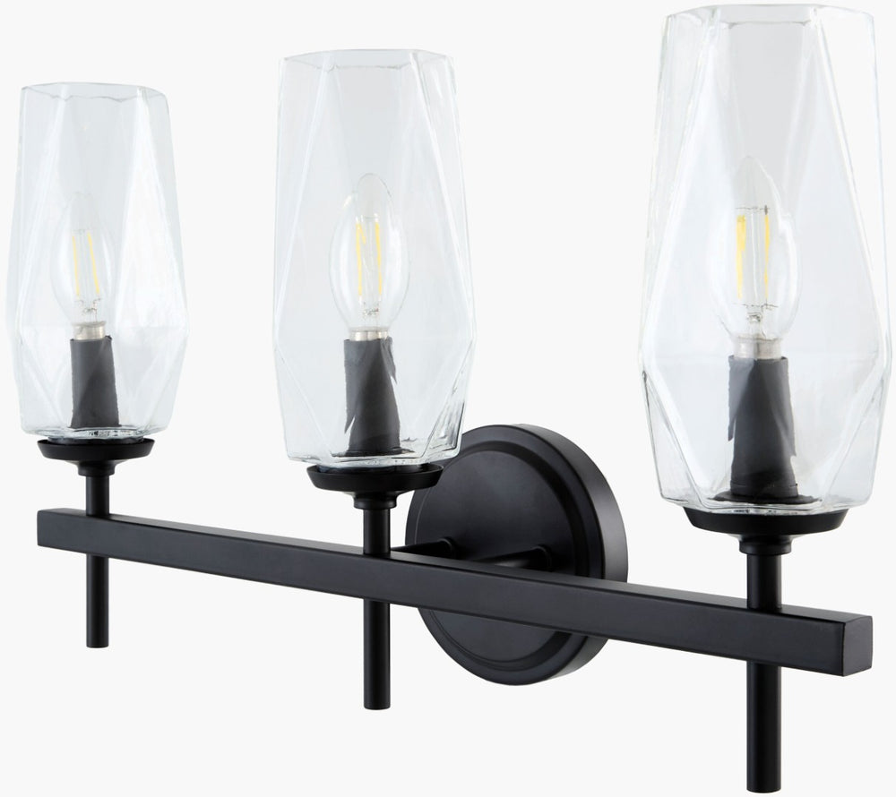Livabliss Merivelle Vintage Inspired Metal Glass Wall Sconce Warm Ambient Glow for Entryways MRVL-007