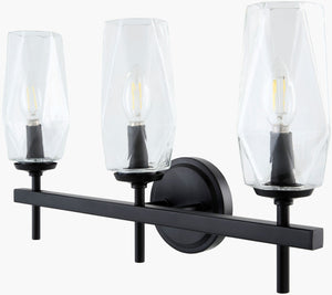 Livabliss Merivelle Vintage Inspired Metal Glass Wall Sconce Warm Ambient Glow for Entryways MRVL-007