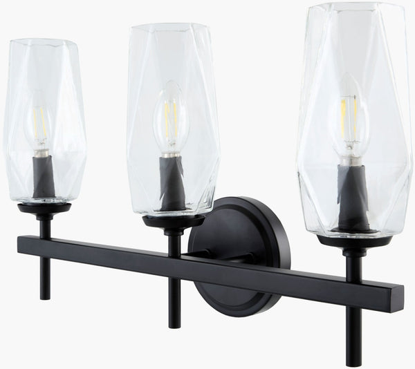 Livabliss Merivelle Vintage Inspired Metal Glass Wall Sconce Warm Ambient Glow for Entryways MRVL-007