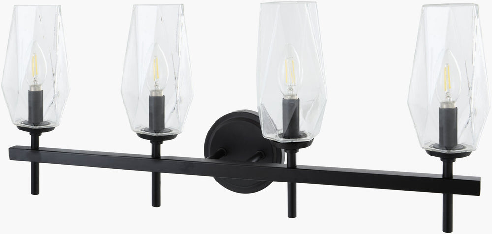 Livabliss Merivelle Metal and Glass Wall Sconce Traditional Fixture for Hallway or Bathroom MRVL-009