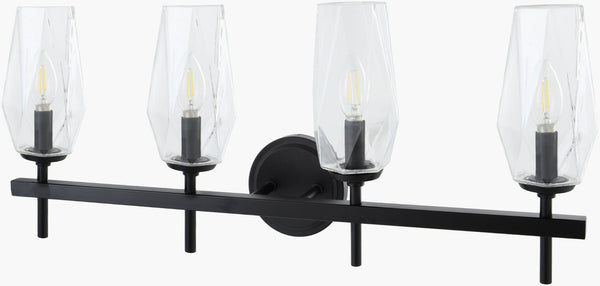 Livabliss Merivelle Metal and Glass Wall Sconce Traditional Fixture for Hallway or Bathroom MRVL-009
