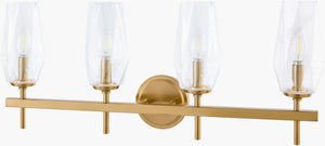 Livabliss Merivelle Metal Frame Glass Accent Wall Sconce for Hallway Living Room or Bedroom MRVL-010