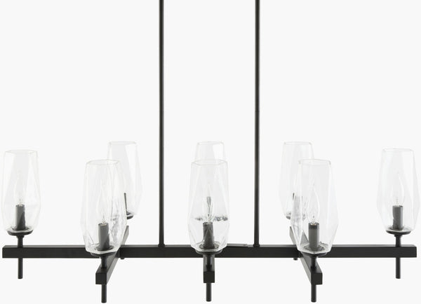 Livabliss Merivelle Wide Span Metal Glass Chandelier for Dining Rooms and Grand Entryways MRVL-017