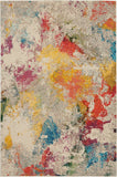 CES12 Celestial Modern Abstract Indoor Rug - Vivid Colors, Soft Texture, Perfect for Any Room