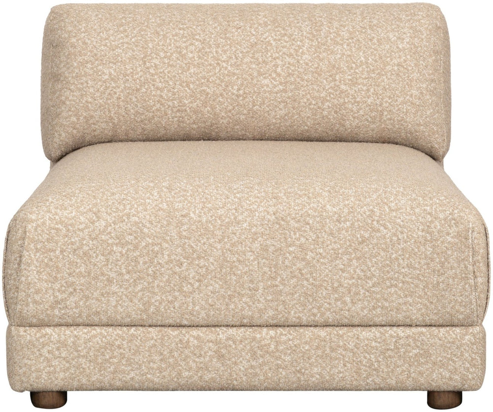 Surya Meryl Low Profile Modular Sofa with Rubberwood Base and Memory Foam Cushions MRYL001-293742