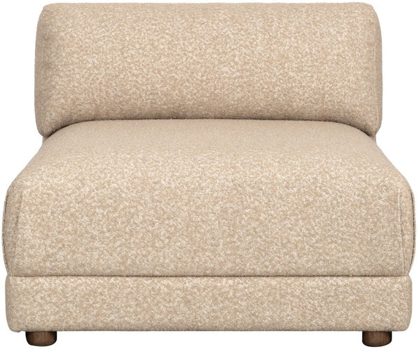 Surya Meryl Low Profile Modular Sofa with Rubberwood Base and Memory Foam Cushions MRYL001-293742
