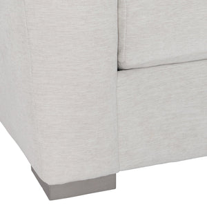 Bernhardt Bernhardt Asher Sculpted Fabric Sofa With Deep Seats, Curved Arms & Plush Back Cushions, Customizable - Made to Order P1056A
