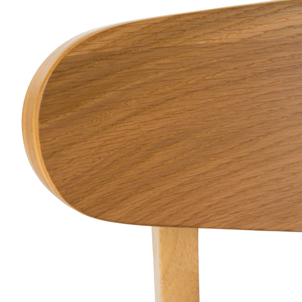 English Elm Christopher Knight Home® - Dining Chair - Mid-Century Modern Light Beige Upholstered Seat With Stylish Splayed Wood Legs 58915.00LBE