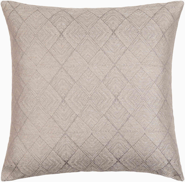 Surya Messina 18" Accent Pillow - Luxurious Glam Decor, Soft Polyester Fabric, Easy Care & Stylish Design Slate Polyester,Polyester Msa002-1818