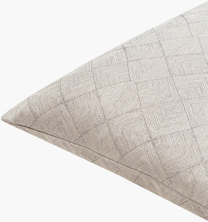 Surya Messina 18" Accent Pillow - Luxurious Glam Decor, Soft Polyester Fabric, Easy Care & Stylish Design Slate Polyester,Polyester Msa002-1818