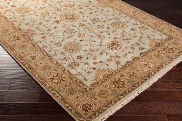 Surya Museum Handmade 6' X 9' Luxurious Medium Pile Rug - Exquisite Indian Craftsmanship For Timeless Elegance Mustard Wool Mse2000-69