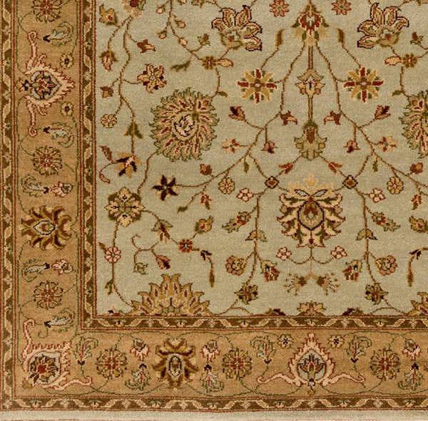 Surya Museum Handmade 6' X 9' Luxurious Medium Pile Rug - Exquisite Indian Craftsmanship For Timeless Elegance Mustard Wool Mse2000-69