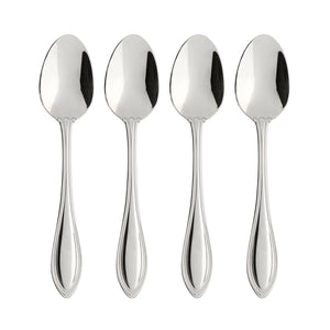 Lenox Oneida American Harmony Everyday Flatware Teaspoons, Set of 4 Metallic, STAINLESS METAL B587004E