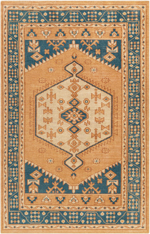 Surya Milas 2' X 3' Handmade Wool Rug - Exquisite Low Pile Design, Perfect For Elegant Home Décor Camel Wool Msl2300-23