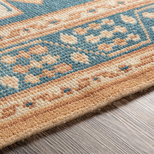 Surya Milas 2' X 3' Handmade Wool Rug - Exquisite Low Pile Design, Perfect For Elegant Home Décor Camel Wool Msl2300-23