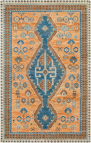 Surya Milas 2' X 3' Handmade Wool Rug - Exquisite Low Pile Design, Perfect For Elegant Home Décor Rust Wool,Viscose Msl2302-576