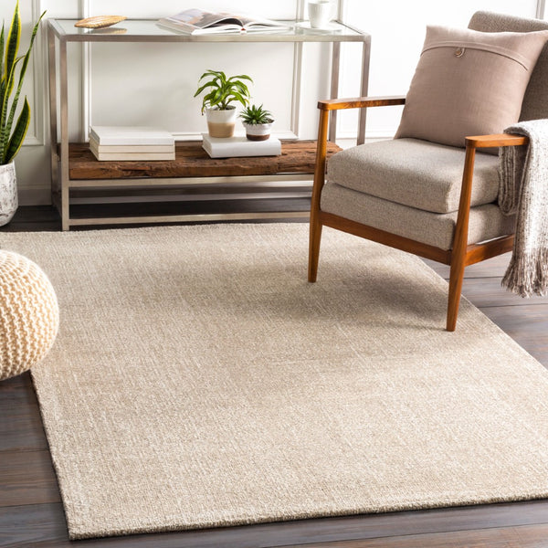 Surya Messina Eco-friendly Handmade 2' X 3' Scandinavian Modern Rug - Soft, Durable & Stylish Decor Light Gray Wool,Recycled Pet Yarn Msn2300-268